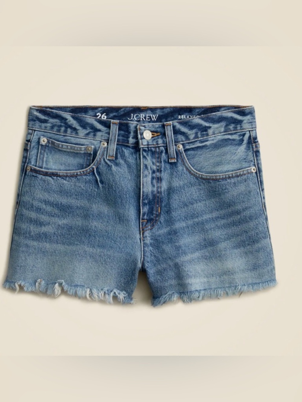 J Crew Relaxed denim shorts